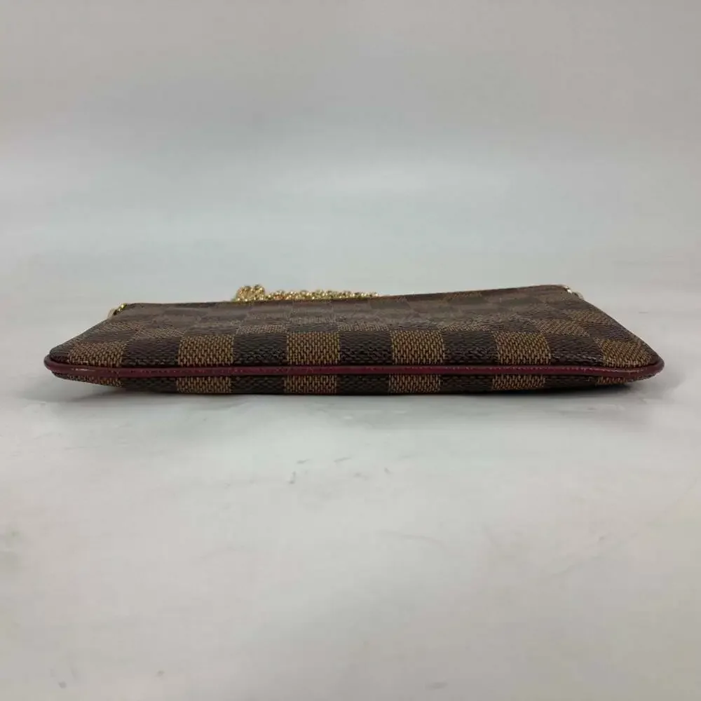 LOUIS VUITTON Brown Damier Canvas Pochette Shoulder Bag